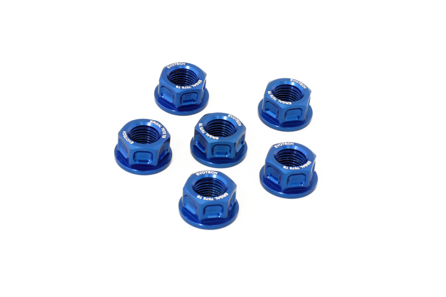 6 nuts Kit for sprocket/sprocekt carrier M10X1,25