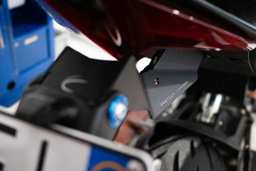 Support Plaque Moto Compatible Aprilia RS660 TUONO660 RS457 - Porte Plaque Immatriculation Et Feu Arrière