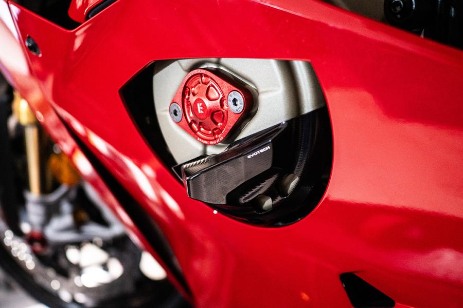 Ducati Panigale V4 left engine guard