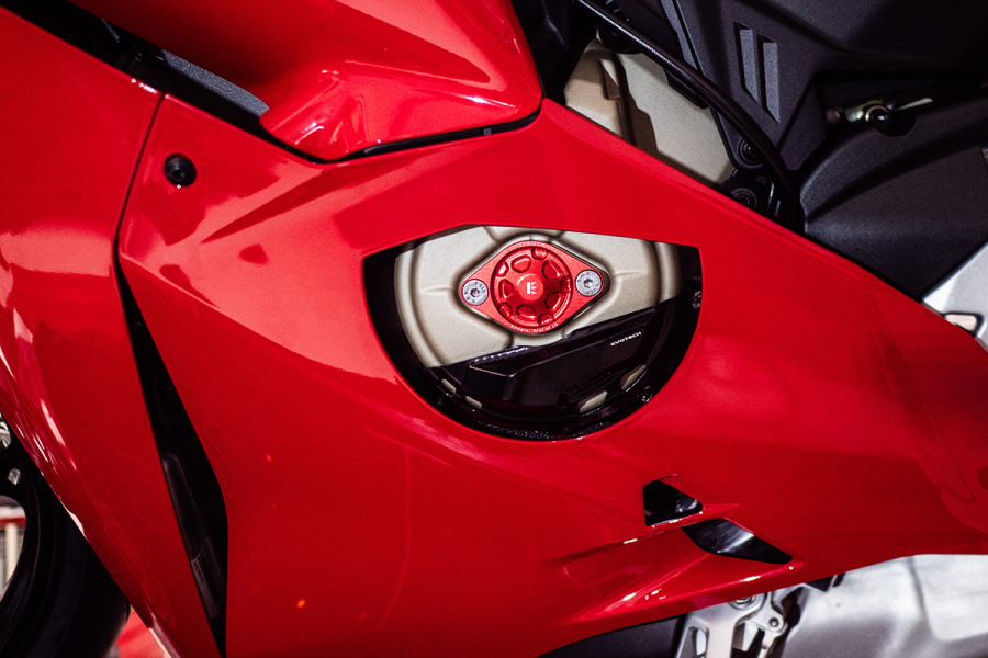 Ducati Panigale V4 left engine guard