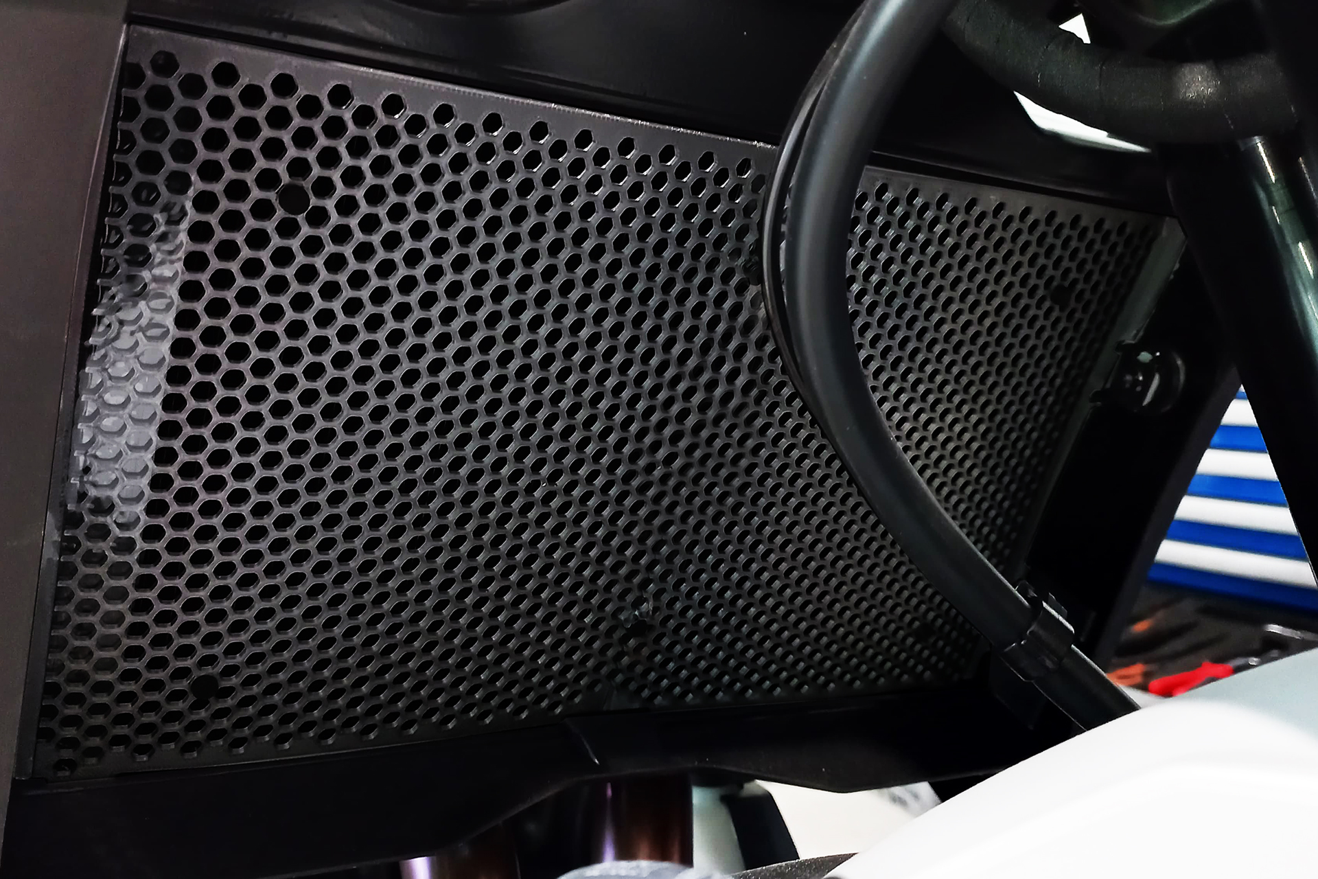 Griglia Protezione Radiatore Inferiore In Alluminio Nero Per Ducati Panigale V2, 899, 959, 1199, 1299