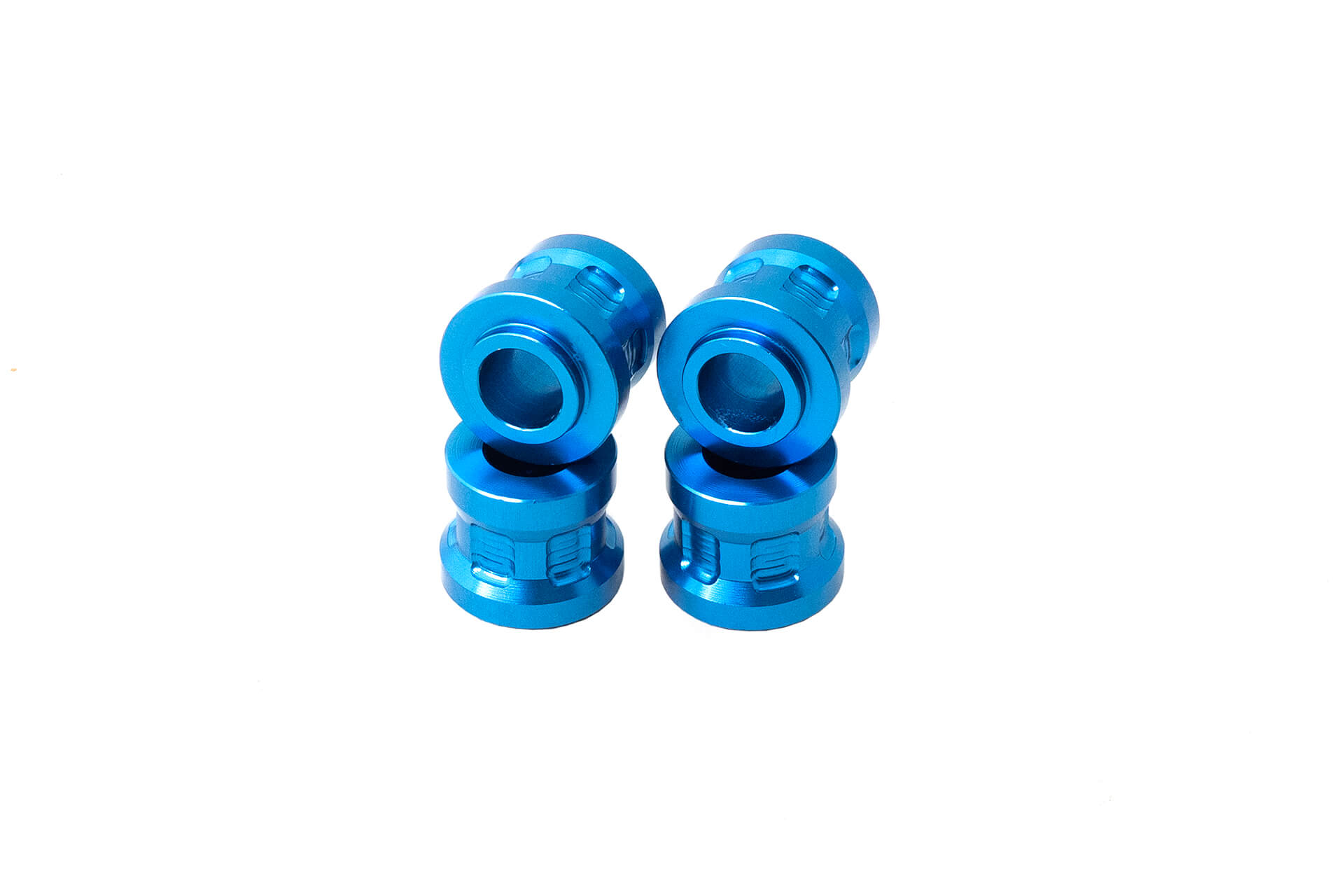 Kit bling anodizzati con denti da lupo - blu on