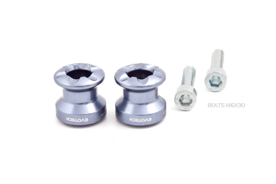 Miceli Moto® - Coppia nottolini alluminio neri con brugola M8 x 1.25