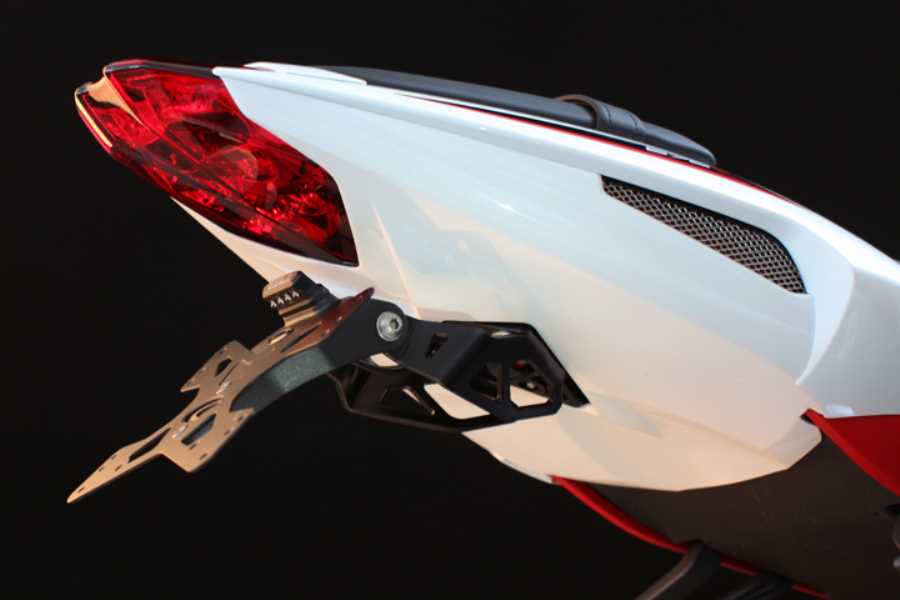 Moto Nero Tail Tidy Porta Targa Accessori Per CFMOTO 675SR-R 675SR R