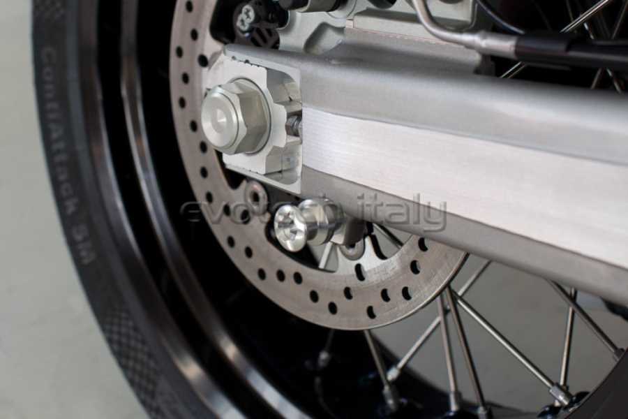 2 Nottolini Moto M10 Arancioni Per KTM Duke E Adventure - Supporto Forcellone Antiribaltamento - Foto 10
