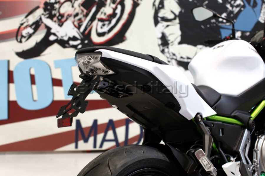 Pararuota/Protezione Anticaduta Per Kawasaki Z650, Z650RS, Ninja 650 (2017-2025) - Anteriore E Posteriore, In Alluminio CNC E POM