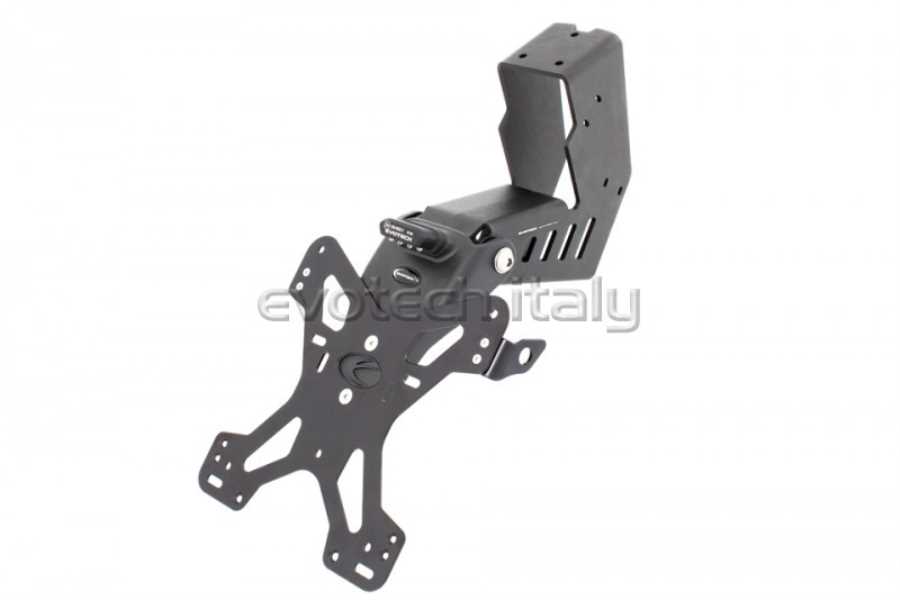 Portatarga LED Per Moto CRF300L/CRF250L - In Ferro Nero - Sostituto Robusto Con Illuminazione - Foto 10