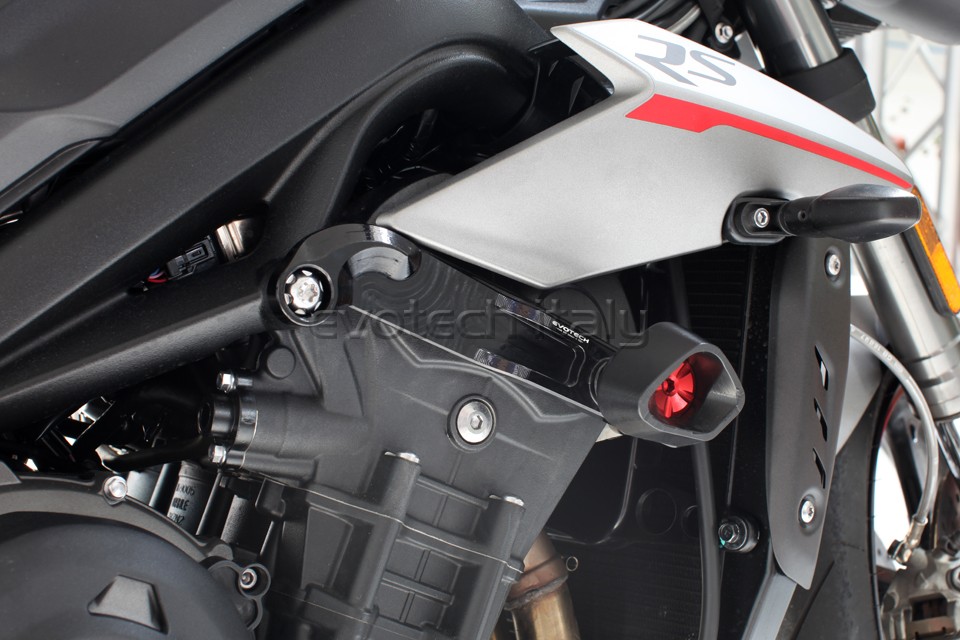 new Evotech Frame sliders Triumph Street Triple 