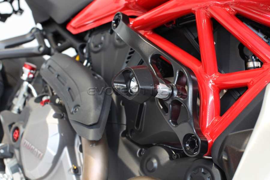 No-cut anti-shock frame sliders Ducati Monster 821 / 1200 / R