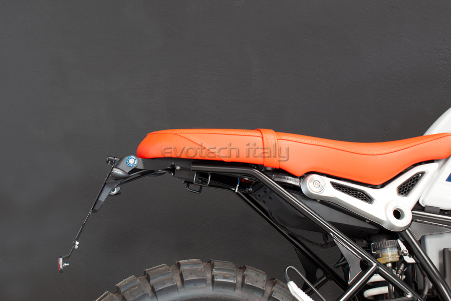 Staffa Portatarga Pieghevole In Alluminio Per BMW R NineT (9T), Racer, Scrambler, Urban – 2014-2022 – Elimina Parafango, Regolabile