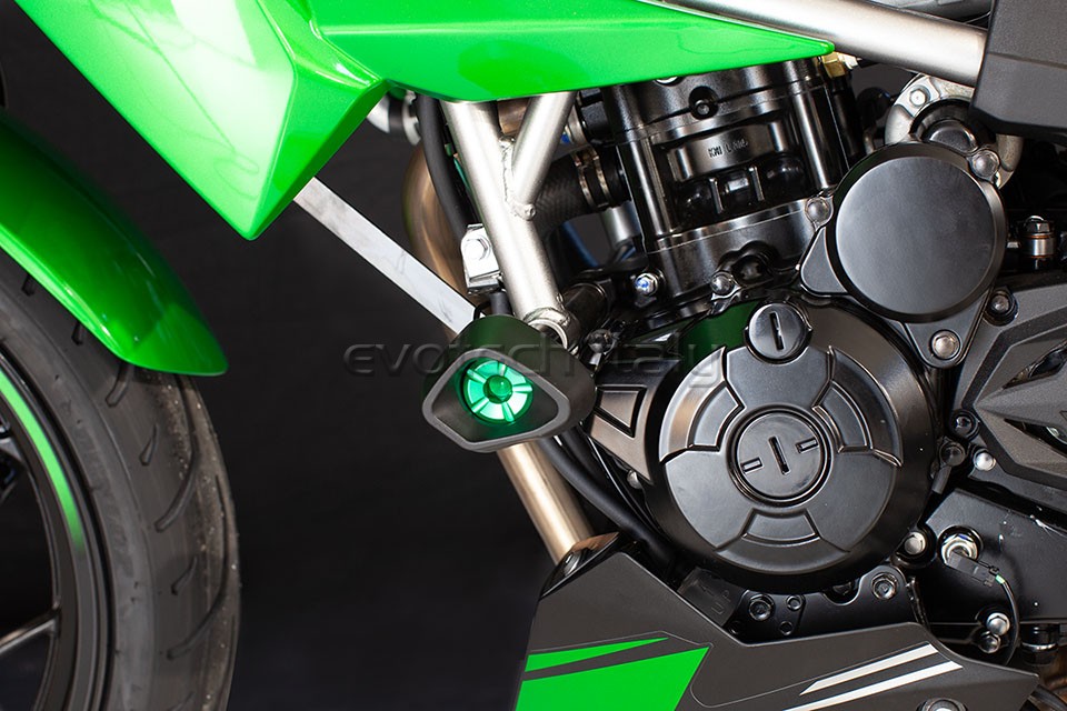 Protezioni Anticaduta Per Moto Yuecoom, In Alluminio 6061 E Plastica, Adatte Per Kawasaki Z125 Z250 Z300 Z650 Z800 Z900, Montaggio Semplice