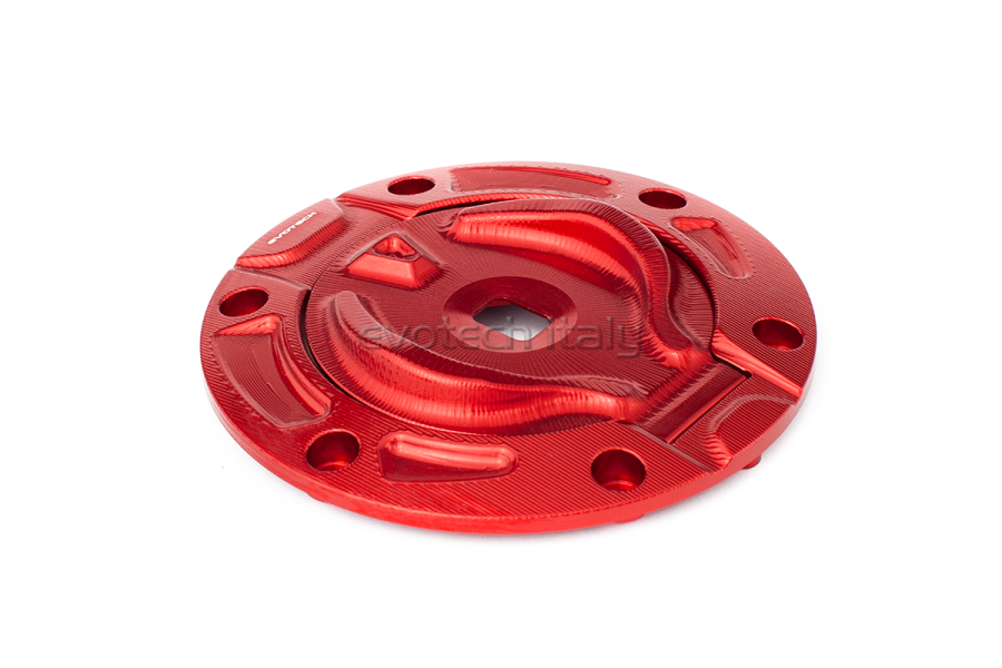 Tappo Serbatoio Benzina Sgancio Rapido 1/4 Giro Per Moto - In Alluminio CNC, Compatibile Con Aprilia, KTM, Ducati, MV Agusta