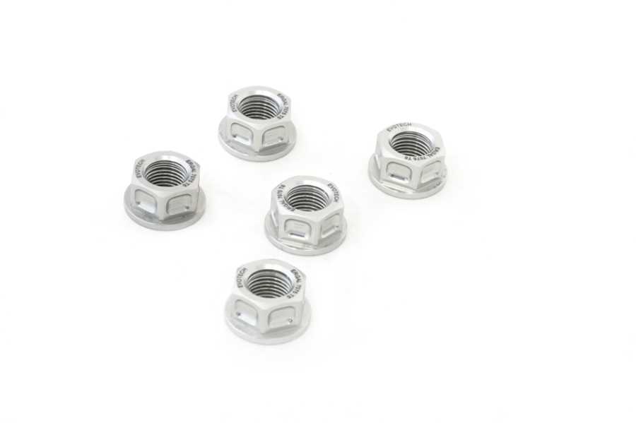 50-Pack M10-1.25 Hex Flange Nuts – 19mm Flange OD, Zinc Yellow Plated, For Automotive And Industrial Fastening